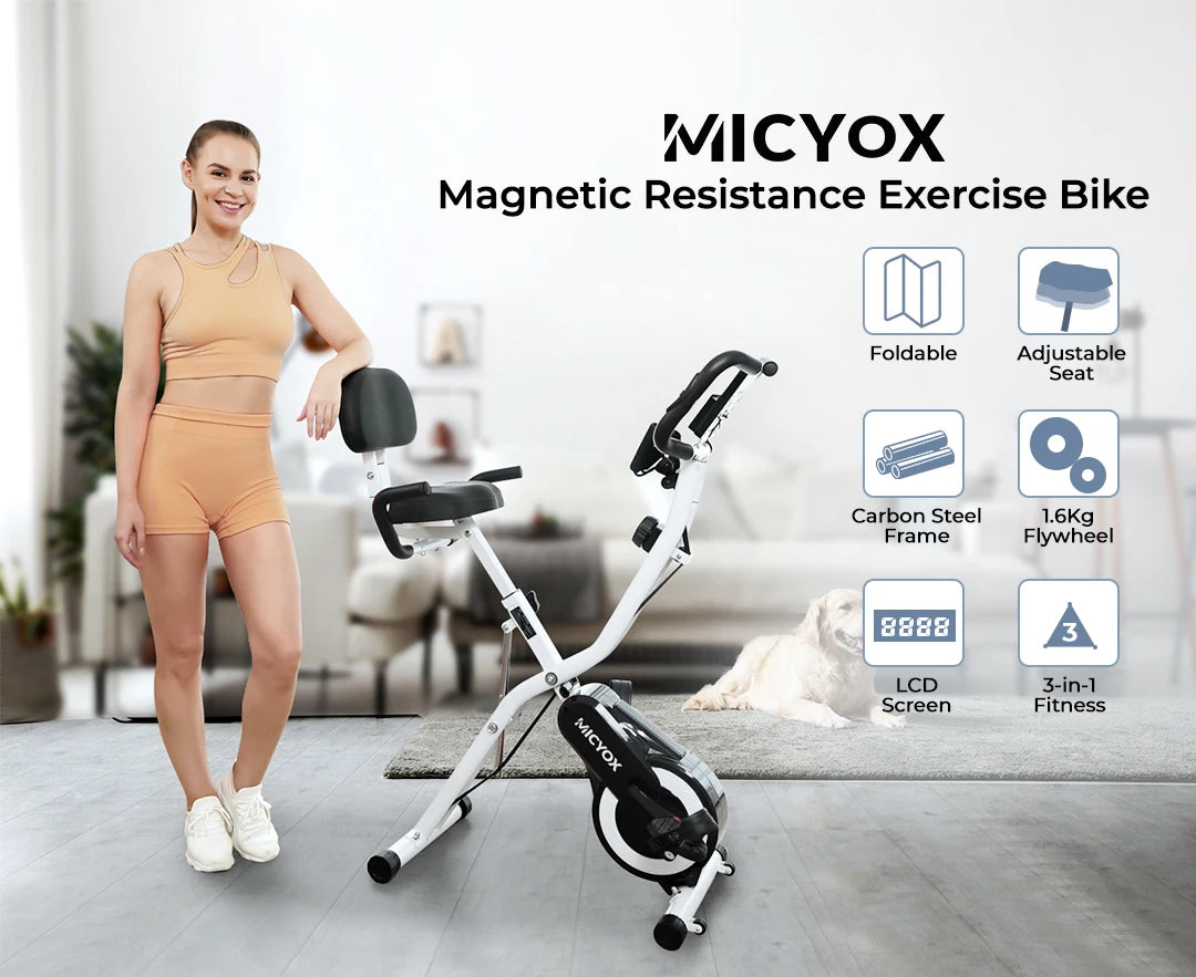 Free Shipping Indoor Bike Heart Rate Detection Digital Display Collapsible