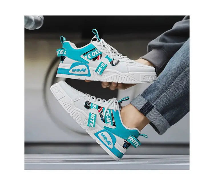 Skateboard Mens Shoes Summer Sneakers Leather Casual Fashion Outdoor Running