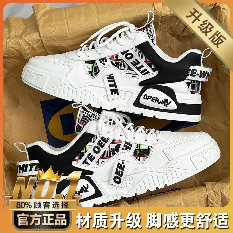Skateboard Mens Shoes Summer Sneakers Leather Casual Fashion Outdoor Running