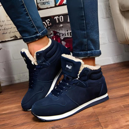 Snow Boots Men Male Men's Sneaker Men's Winter Shoes Plush Ankle Boots