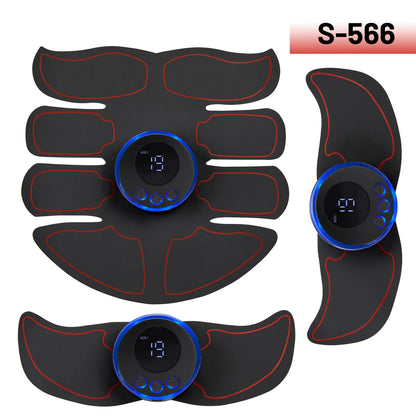 Electric Muscle Stimulator EMS Abdominal Fitness Stickers Rechargeable Body Slim