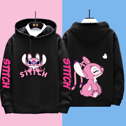 Disney Stitch Different Couple Outfits for Men and Women Casual Sweatshirts
